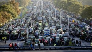 Protestos de agricultores na Europa podem ter reflexos no Brasil