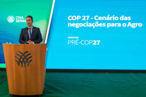 CNA destaca importância do agro no debate sobre a participação do Brasil na COP-27