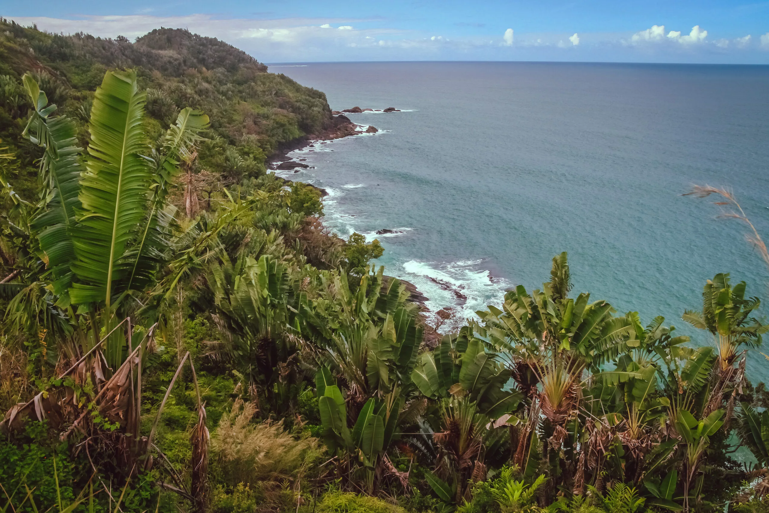 Stunning Madagascar coastline along the Mananara to Maroantsetra coastal road